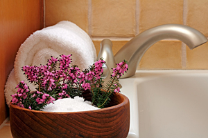 Epsom salt is a soothing and healthy addition to a hot bath.